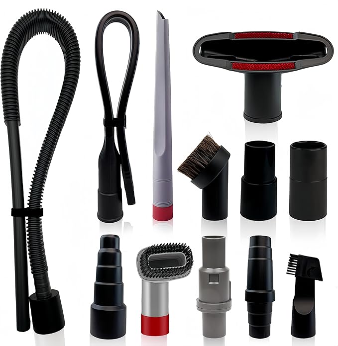 12 Piece For Shark vacuum accessories and attachments, dryer vent cleaner kit.