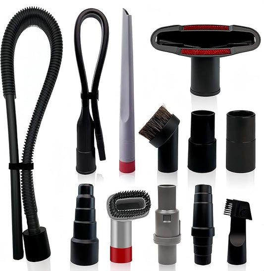 12 Piece For Shark vacuum accessories and attachments, dryer vent cleaner kit.