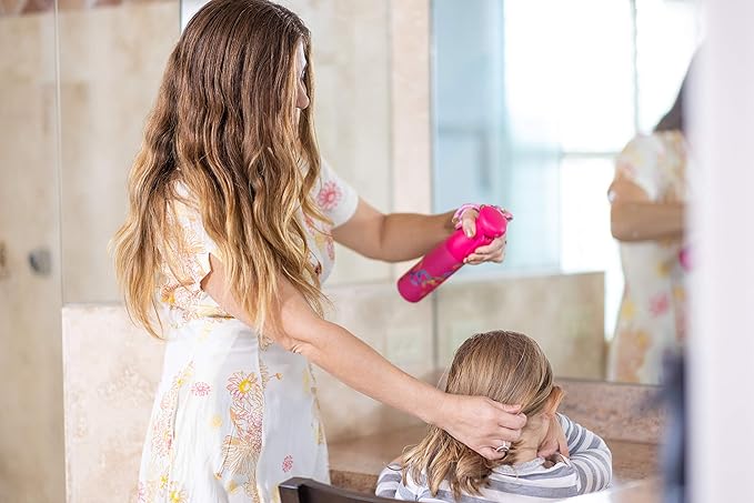 FRAMAR Premium Hair Mister Spray Bottle – Continuous Spray Bottle For Hair, Water Sprayer, Continuous Mister for Salon Supplies – Ultra Fine Mist – Pink 250 ml