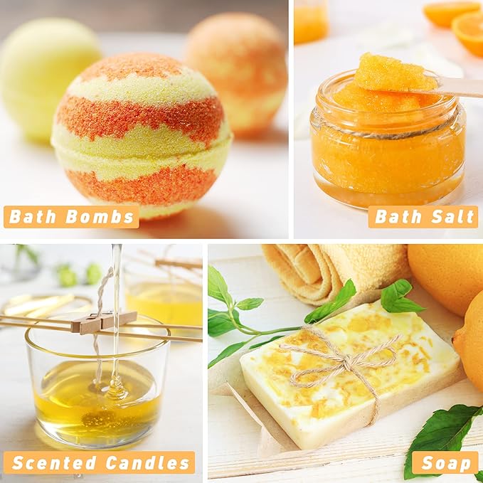 ESSLUX Summer Fragrance Oil Set, Soap Candle Making Scents, Essential Oils for Diffusers for Home, 6x10ml, Brisk Summer, Ocean Breeze, Tropical Fruits and More