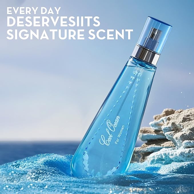 4PCS Perfume Set for Women - Floral Fragrance Gift Set with Vanilla,Sweet Fruity Eau De Pafume| 3.4 Fl Oz Each(La Vida Bella,La Vida Bella Crystal,La Vida Bella Ext,Cool Ocean)