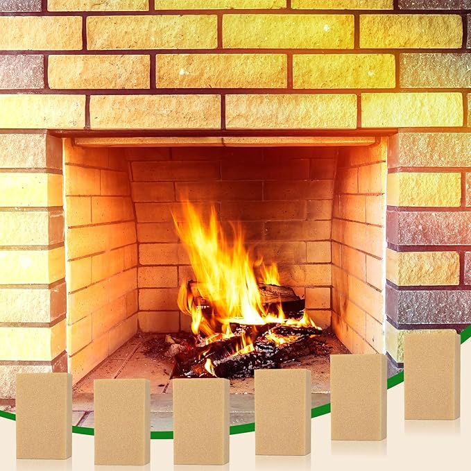 6 Pack Reusable Eraser Sponge Dry Cleaning Sponge for Soot Pet Hair Dust Dirt Painted Walls Books Car Interior Home Cleaning (6.3'' x 3.9'' x 2.8'')