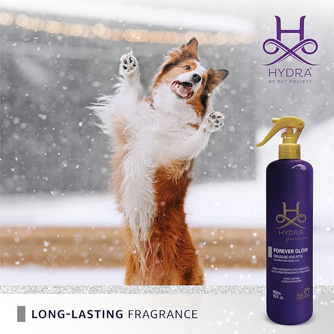 Hydra Groomers’ Forever Glow Cologne, Cat and Dog Cologne and Grooming Spray, 15 Fl Oz