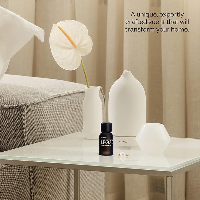 Vitruvi Legacy Woodsy Essential Oil Blend with Rose, Bergamot, Frankincense, Cedarwood