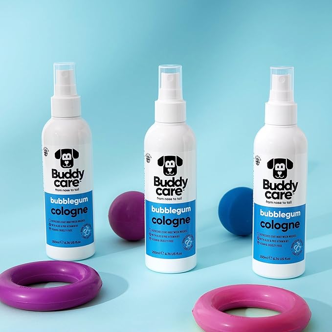 Dog Cologne - Bubblegum - 200ml - Sweet and Playful Scented Dog Cologne - Refreshes Between Dog Washes