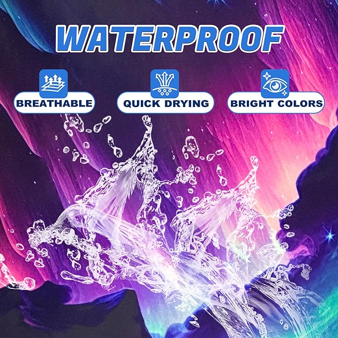 Beautiful Aurora Mountain Laundry Basket Oxford Cloth Laundry Hamper With Handle Foldable Portable Clothes Storage Basket 18.9 X 16.5 In Storage Bag For Laundry Room/Bathroom/Bedroom/Dormitories