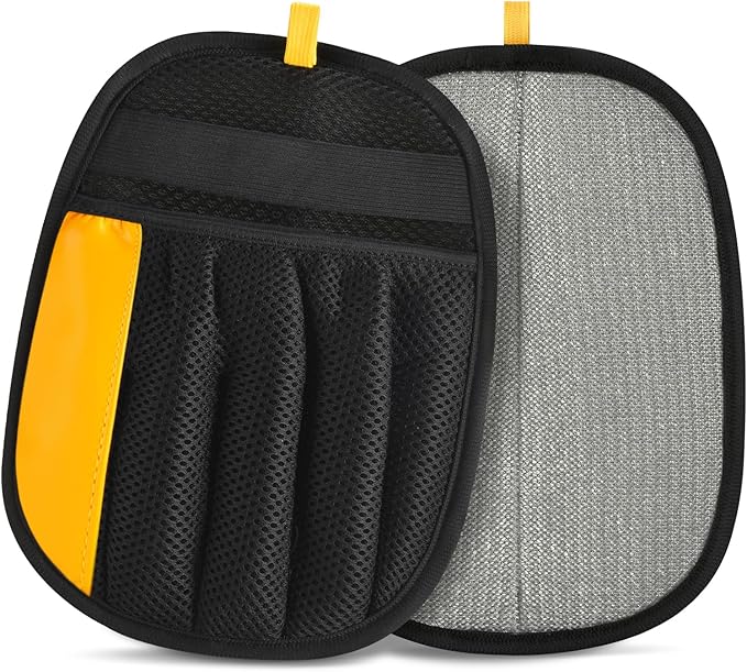 Upgraded Pet Hair Removal Glove, Five-Finger Electrostatic Reusable & Quick-Clean Grooming Remover Gloves for Dogs & Cats, Gently Remove Fur from Furniture, Laundry, Carpet & Car Seats