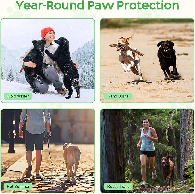 Dog Paw Balm & Nose Balm (2.1oz ), Lick-Safe | All-Natural Dog & Cat Paw Protector Soother with Organic Coconut Oil for dog Dry and Cracked Paws, Nose, Elbows for Hot Pavement & Winter Protection