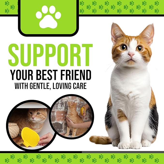 Silicone Dog Bath Brush – Soft Pet Scrubber for Bathing & Grooming – Shampoo Brush for Dogs, Cats & Puppies – Adjustable Strap – Choose from 5 Colors (Green)