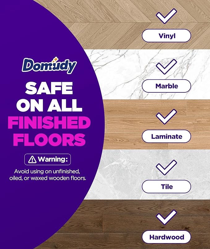 4-Layer Super Absorbent Pad Refills for Swiffer Wet Jet Mop, Heavy Duty & No-Shedding Mopping Pads Refill, Disposable Streak-Free Cleaning for All Sealed Floors, 60 Pack