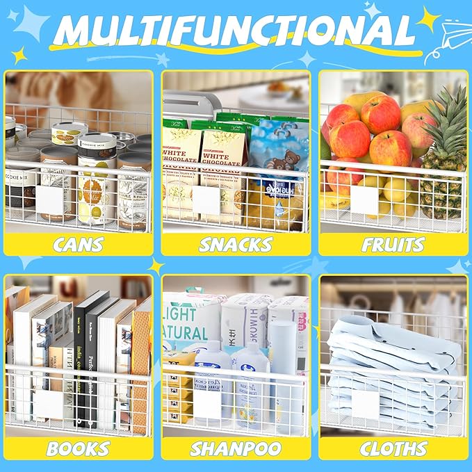 Indestructible Dog Toy basket, Small Toy Box for Dogs, Pet Toy Bin Dog Metal Basket for Toys, Dog Toy Storage, Dog Storage Organizer, Cat Dog Toy Box for Living Room Area (White)