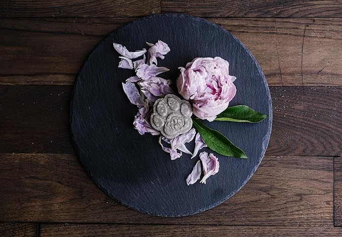 Pawson Dog Shampoo Bar - Natural Pet Shampoo with Rice Water and Aloe for Animals, Puppy Essentials, Peony Vanilla Scent