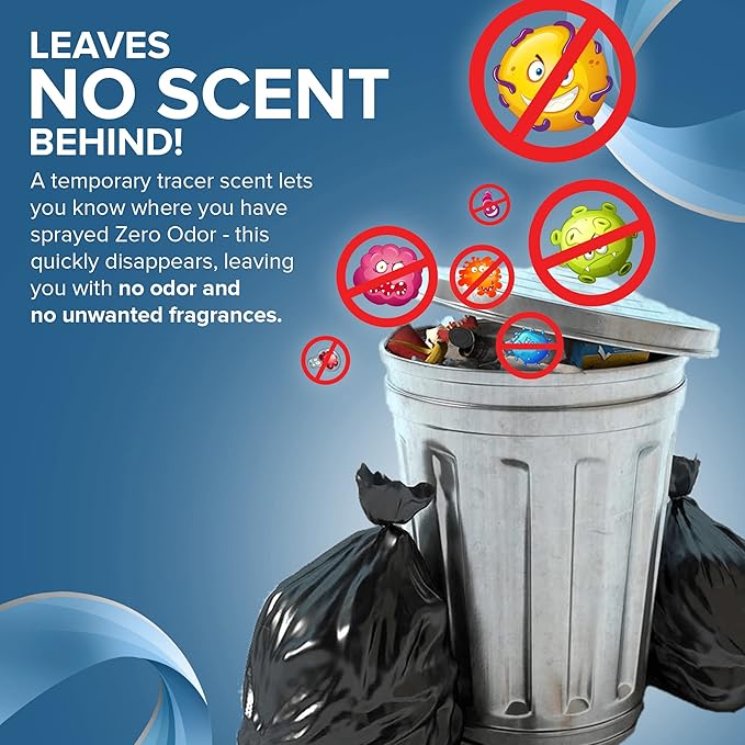 Zero Odor - Multi-Purpose Strong Odor Eliminator for Home, Office, Car, Bathroom, Hotel, Room Deodorizer, and Odor Neutralizer, (Kit)