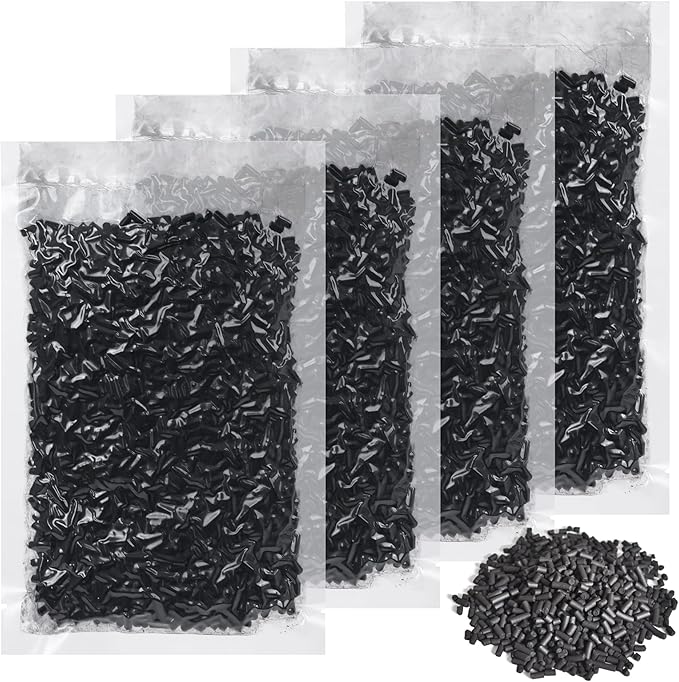 4 Packs 210g Odor Absorbing Activated Carbon Filter Refills for Smart Waste Kitchen Composter, Activated Charcoal Pellets