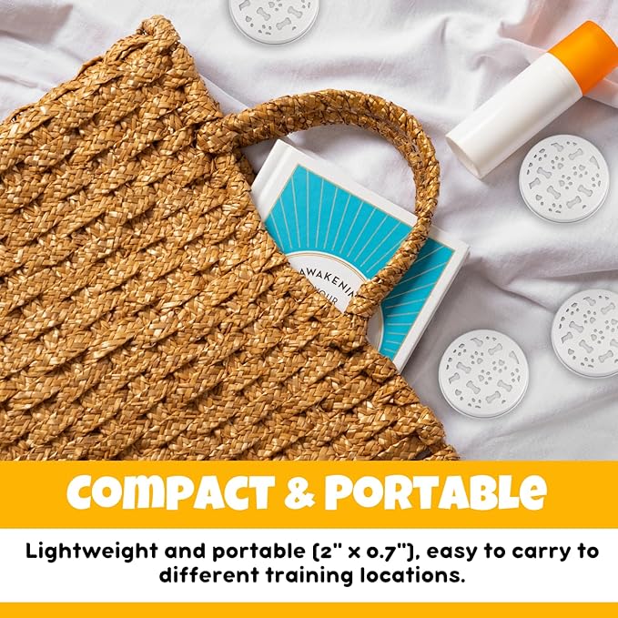 Ink Oil Scent Work Tins - Dog Scent Training Kit - Nosework Detection & Enrichment Scent for Home, Professional Pet Trainers - Reusable Tins with Magnets for Easy Hiding – Bite-Resistant –10 Pcs Set