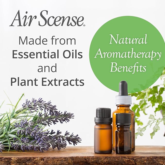 Air Scense Essential Oil Air Freshener - Lavender Scent - Non-Aerosol - 7 fl oz | Refreshing, Long-Lasting Scent | Eco-Friendly | Exceptional Value| Single Can