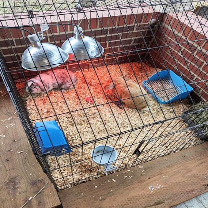 10Pcs Rabbit Litter Box Toilet,Bunny Plastic Square Cage Toilet with Grate Rabbit Corner Litter Bedding Small Animal Potty Training Box Pet Poop Pan for Bunny Guinea Pig Ferret Chinchilla(Blue)