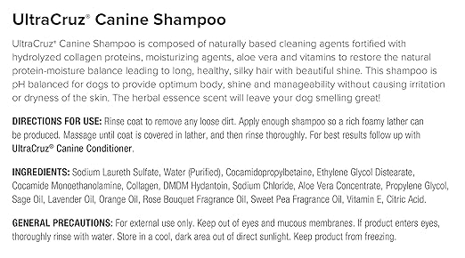 UltraCruz® Canine Shampoo, 1 Gallon