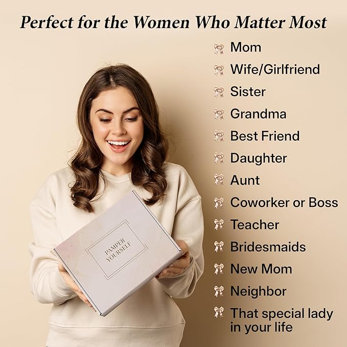 17-Piece Luxury Gift Set with Robe | Complete INFUSÉ White Tea & Coconut Bath Collection | Self-Care Kit with Bath Bombs, Face Masks & Hair Care | Bridesmaid, Mom, Wife, Grandma or Loved Ones