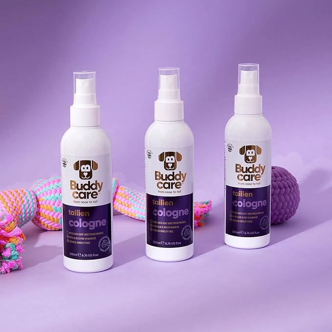 Dog Cologne - Tailien - 200ml - Distinctive and Inspired Scented Dog Cologne - Refreshes Between Dog Washes