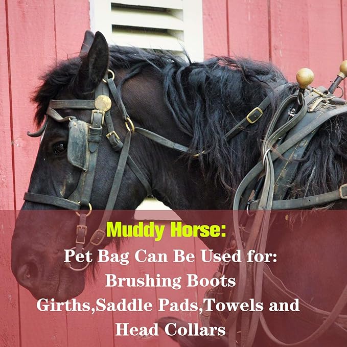 AUXSOUL 1 Pack Pet Laundry Bag,Stops Pet Hair Blocking The Washing Machine,Big Size Wash Bag Ideal for Dog Cat Horse,Hair Remover Safely,25.8’’ 27.8’’(65 X 70cm)(Purple)