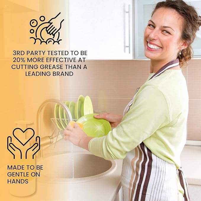 Eco Friendly Foaming Dish Soap Starter Set, Reusable Aluminum Soap Dispenser, Zero Waste, Non Toxic, Concentrated Powder Dish Soap Refill (Pack of 3) Make 36 oz of Foaming Dish Washing Liquid