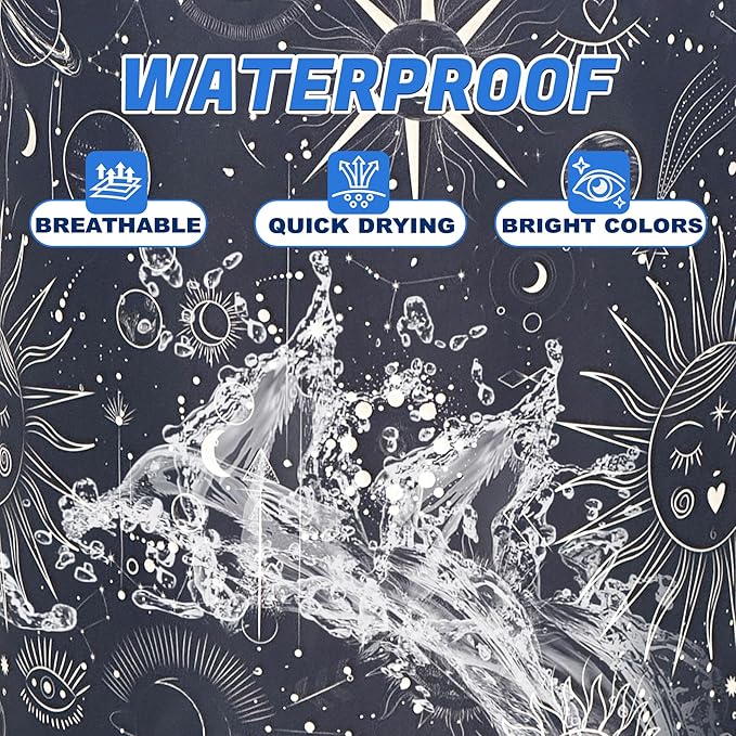 Universe Sun Planet Moon Laundry Basket Stars Celestial Oxford Cloth Laundry Hamper With Handle Foldable Portable Clothes Storage Basket 18.9 X 16.5 Inch Storage Bag For Laundry Room/Bathroom/Bedroom