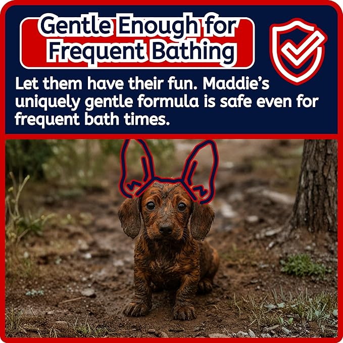 Puppy + Kitten Tearless and Gentle Hypoallergenic 2 in 1 Shampoo + Conditioner - Itchy Pet Approved Line - Fruity Scent