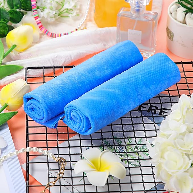 Tatuo 3 Pieces Pet Absorbent Dog Bath Towel 25.2 x 16.34 Inch Quick Drying Pet Shower Grooming Towel Machine Washable Suitable for Any Size Dogs Cats