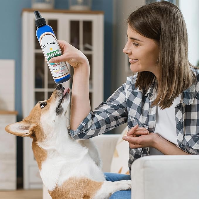 Jax N Daisy Pool Pawty Body Spray a Delightful Summer Scent All Natural Good for Coat Skin Long Lasting Deodorizing Spray Dog Perfume Deodorant for Smelly Dogs pet Perfume
