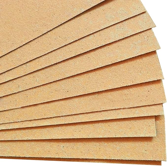20 Pack Gravel Paper for Bird Cage, 17 x 11 inch Bird Cage Gravel Liner, Parrot Grinding Sandpaper, Easy Clean Pet Sandpaper, Calcium Paper with Sea Sand for Parakeets Cockatiels Conures Lovebirds