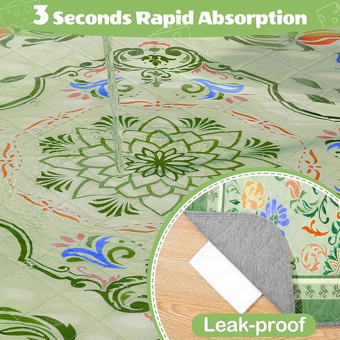 2 Pack Guinea Pig Bedding, Washable Guinea Pig Cage Liner Reusable Guinea Pig Mat Waterproof Guinea Pig Bedding for Cage, Super Absorbant Guinea Pig Pee Pads for Small Animals Hamster Rabbit Squirrel