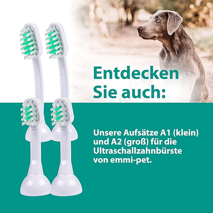 Emmi-pet Ultrasonic Toothpaste with Nano-Cleaning-Bubbles (New Extra Mild Formulation Suitable for All Pets)