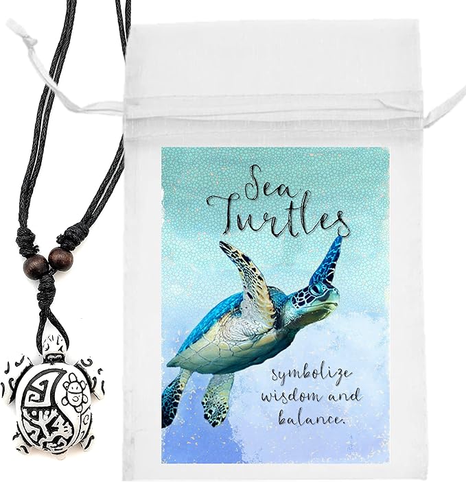 Smiling Wisdom - 10 Bulk Gifts - Employee Staff Appreciation Greeting Cards and Yak Bone Turtle Gift Sets - Women Men - 30pcs - Sea Turtle Wisdom White and Black