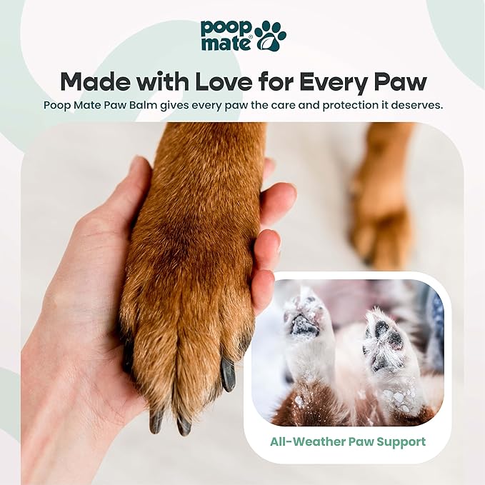 Dog Paw Balm & Nose Balm – Natural, Lick-Safe Paw Care for Dogs – Moisturizing Snout Cream with Coconut Oil, Shea Butter & Vitamin E – Protects Cracked Pads & Dry Noses – 2 oz