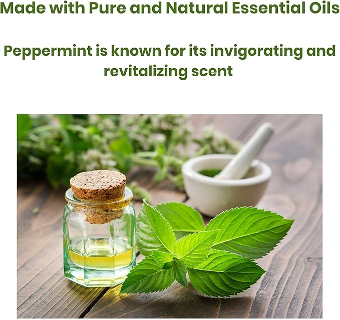 Absolute Green Air Freshener Room Spray, Covers Odors, Non-Toxic, Safe around Kids +Pets, Natural Peppermint Scent 4oz (Pack of 1)