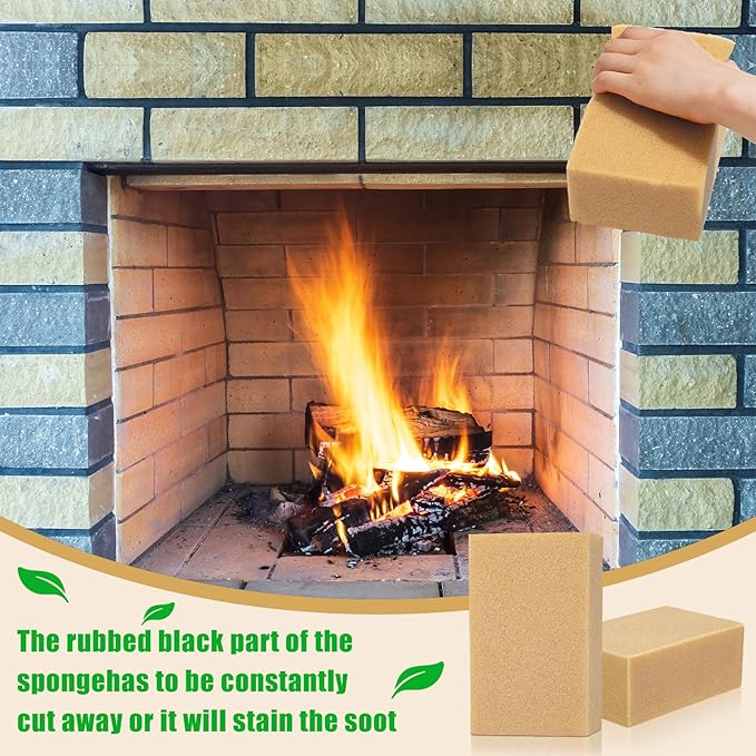 6 Pack Reusable Eraser Sponge Dry Cleaning Sponge for Soot Pet Hair Dust Dirt Painted Walls Books Car Interior Home Cleaning (6.3'' x 3.9'' x 2.8'')