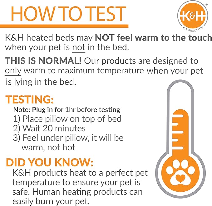 K&H Pet Products Small Animal Outdoor Heated Pad, Waterproof, Chew Resistant, Safety Listed, Indoor Outdoor Heater Warming Pad for Cat Houses, Rabbit Hutches, or Chick Brooders - 12 X 9in Tan 20W
