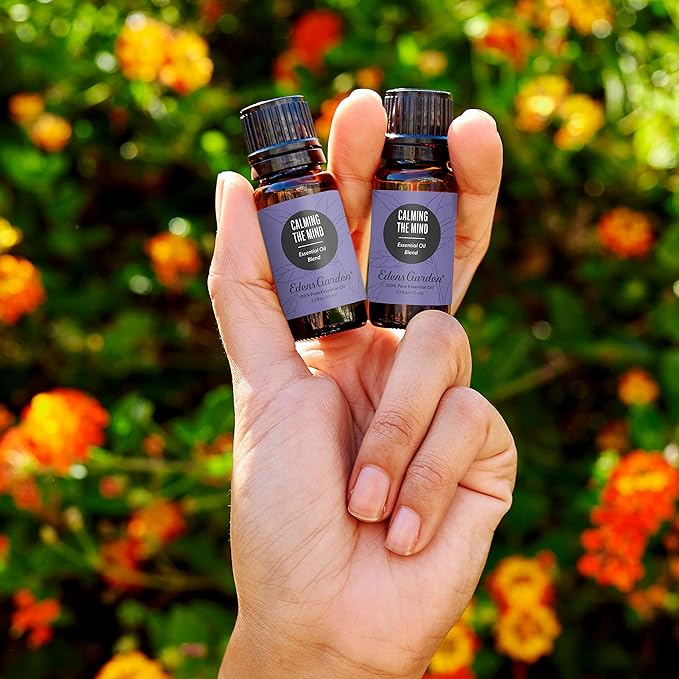 Edens Garden Calming The Mind Essential Oil Blend- 100% Pure Premium Grade, Undiluted, Natural, Therapeutic, Aromatherapy, The Best for Skin, Humidifiers, Kid Safe 118 ml (4 fl oz)