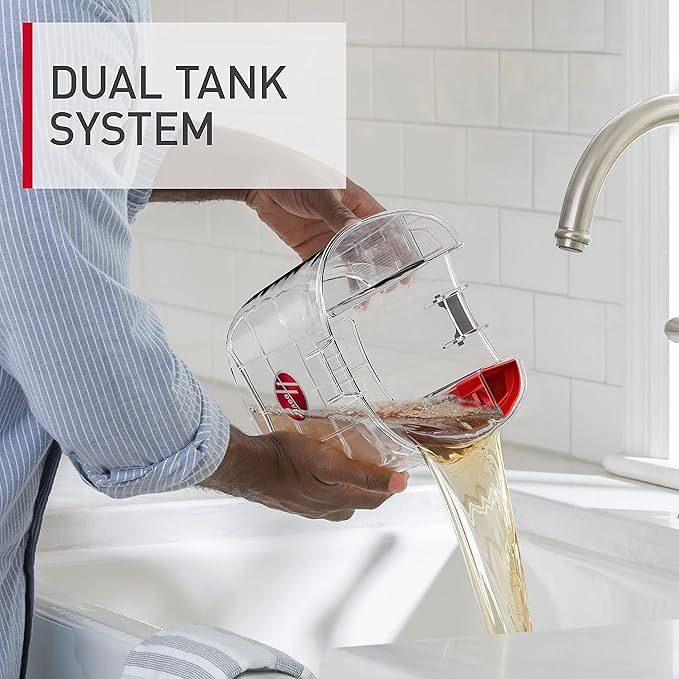 Hoover Dual Spin Pet+ Upright Carpet Cleaner Machine, Carpet Shampooer Machine for Home and Pets, Includes Storage Mat, Pair with a Hoover Carpet Cleaner Solution for a Bright, Refreshed Home