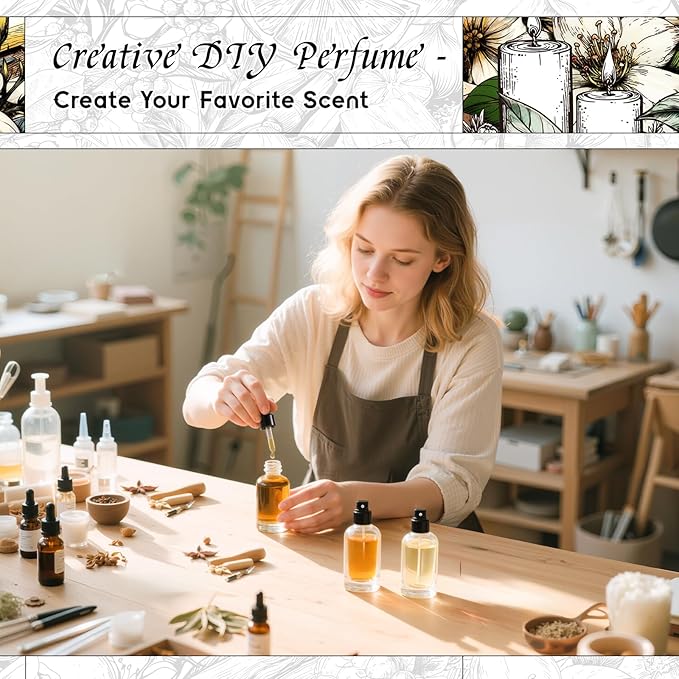 HIQILI Jasmine Fragrance Oil for Aromatherapy Diffuser, Floral Scent for Candle, Perfume Making, Skin Care, Laundry Essential Oil - 1 Fl Oz