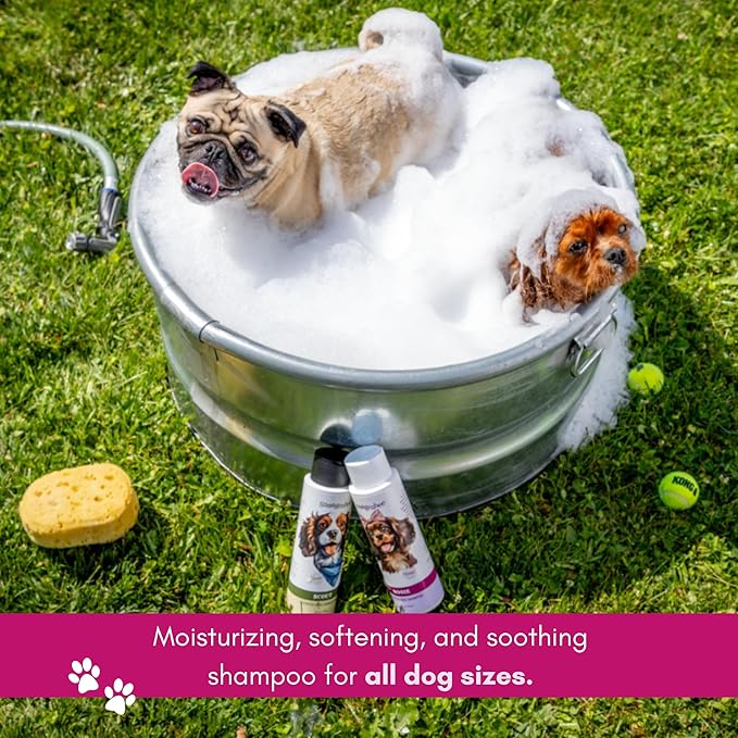 Rosie Scented Dog Shampoo - Best Pet Shampoo for Dogs - Floral Scented Moisturizing & Hydrating Doggy Shampoo - Makes Combing Easier, Promotes Fur Growth, Relieves Itchiness