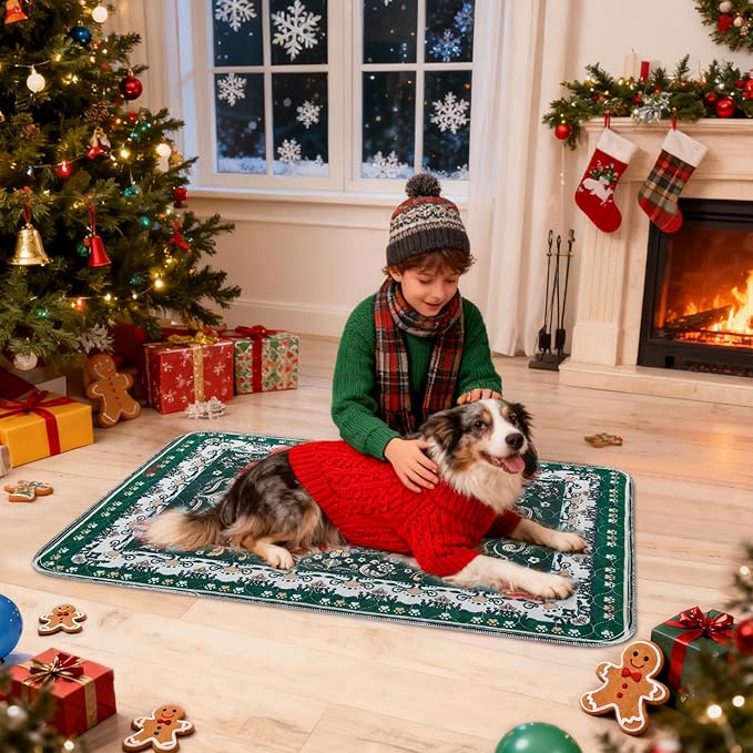 Homimp Washable Pee Pads for Dogs, 2 Pack Reusable Puppy Pads Waterproof, Absorbent and Leakproof Dog Pee Pads, Non Slip Puppy Training Pads, Pet Mat for Floor, Crate, Couch, Whelping,Green, 24"x36"