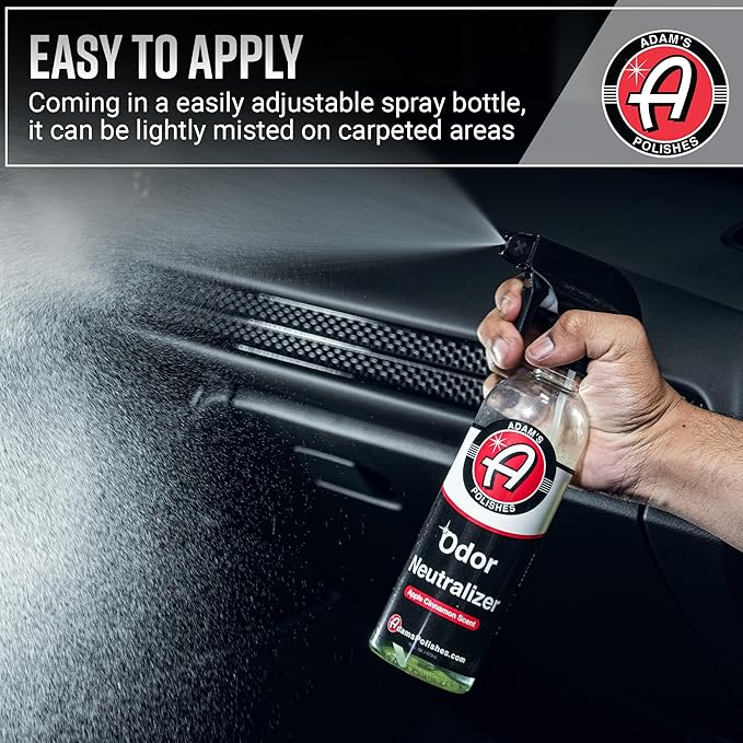 Adam's Polishes Odor Neutralizer (Fresh Scent, 16oz) - Car Air Freshener Spray That Eliminates Harmful Odors from Car Interior Accessories, Leather, Carpet, Upholstery & Pet Odors