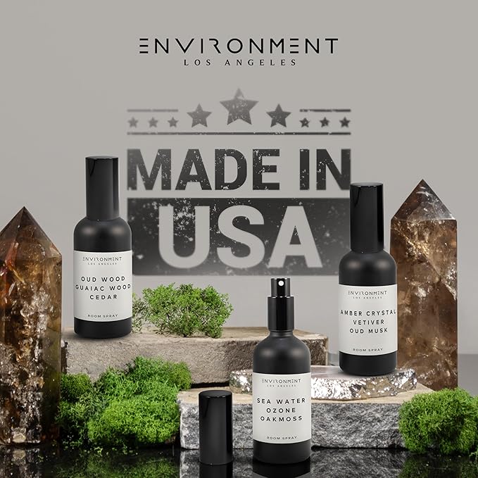 ENVIRONMENT Inspired by 5-Star Resort RC Room Spray, 100ml Air Freshener (Marine | Bergamot | Jasmine) Home Fragrance Accessories, Room Perfume, Room Deodorizer, Vegan & Cruelty-Free