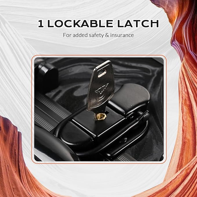 BYOOTIQUE Cosmetology Makeup Train Case 2-Tier Trays Portable Cosmetic Hairstylist Traveling Bag Storage Organizer Lockable Tattoo Box with Mirror for Artist Nail Tech,CoyoteButtes Shadows