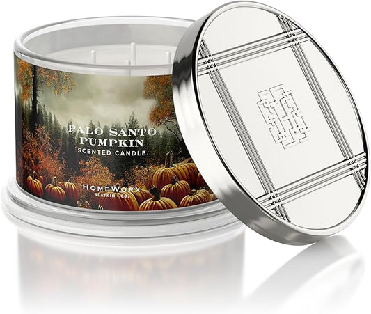 Homeworx Palo Santo Pumpkin 4-wick traditional wrap