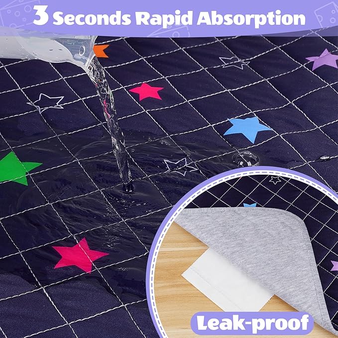 2 Pack Guinea Pig Bedding, Washable Guinea Pig Cage Liner Reusable Guinea Pig Mat Waterproof Guinea Pig Bedding for Cage, Super Absorbant Guinea Pig Pee Pads for Small Animals Hamster Rabbit Squirrel