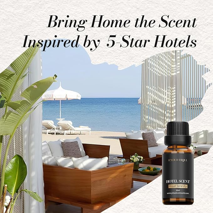 Hotel Diffuser Oil Gift Set | Top 3 Diffuser Oils Scents for Home Inspired by 5-Star Hotel Scents -Westin and W Hotels, Hotel Scent Essential Oil Blends, 3x20mL
