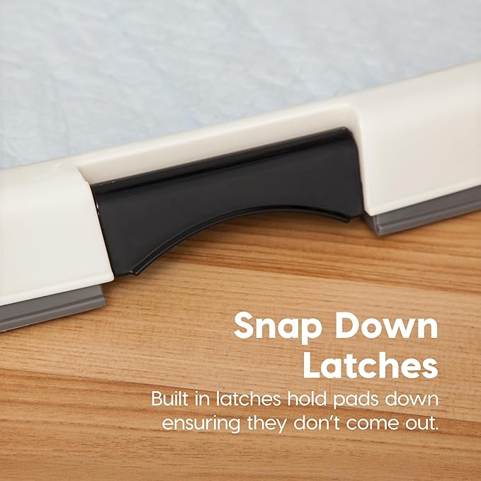 IRIS USA Pee Pad Holder - For Regular Sized Dog and Puppy Pee Pads, Secured Latches, Non-Skid Feet, High Polish Finish for Easy Cleaning, Leak Protection, Fits 22"x22" Pad or Larger, Square, Dark Gray